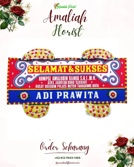Papan Bunga Ucapan Selamat Dabulon